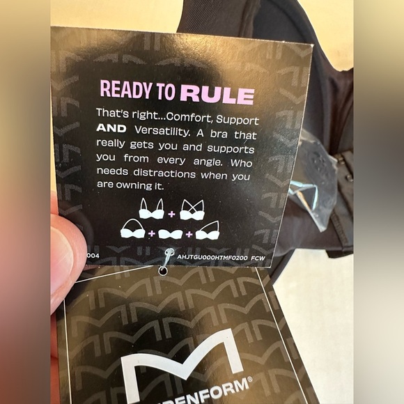 NWT Maidenform SN0004 Black Full Coverage Strapless Bra Size 38 DDD - Picture 6 of 11